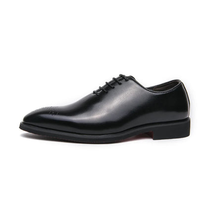 Luxury Men’s Leather Oxford Dress Shoes – High-Quality Gentleman Wedding & Office Shoes 2024