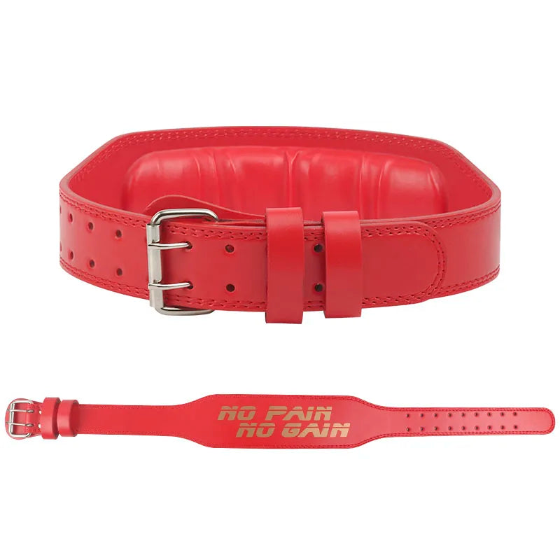 Gym Weight Lifting Belt: Supportive Powerlifting Accessory for Squats, Bodybuilding, and Fitness Workouts - Men's and Women's Support