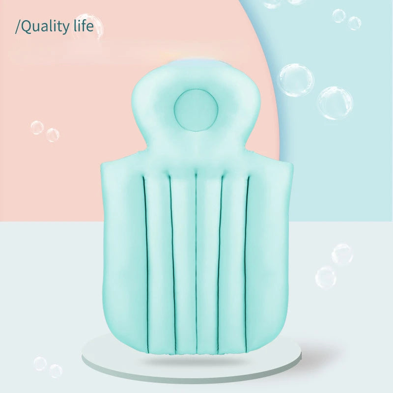 Adult Full Body Bath Pillow – Spa Bathtub Cushion with Neck & Back Support, Anti-Slip Relaxing Headrest