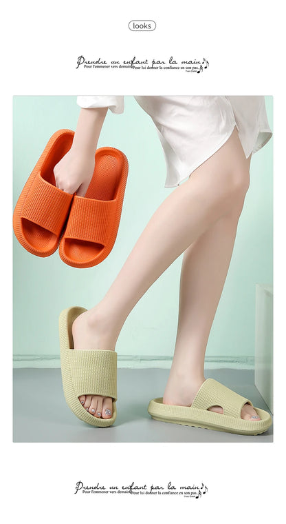 Men’s Soft-Soled Non-Slip Slippers – Summer Home EVA Comfort Slippers
