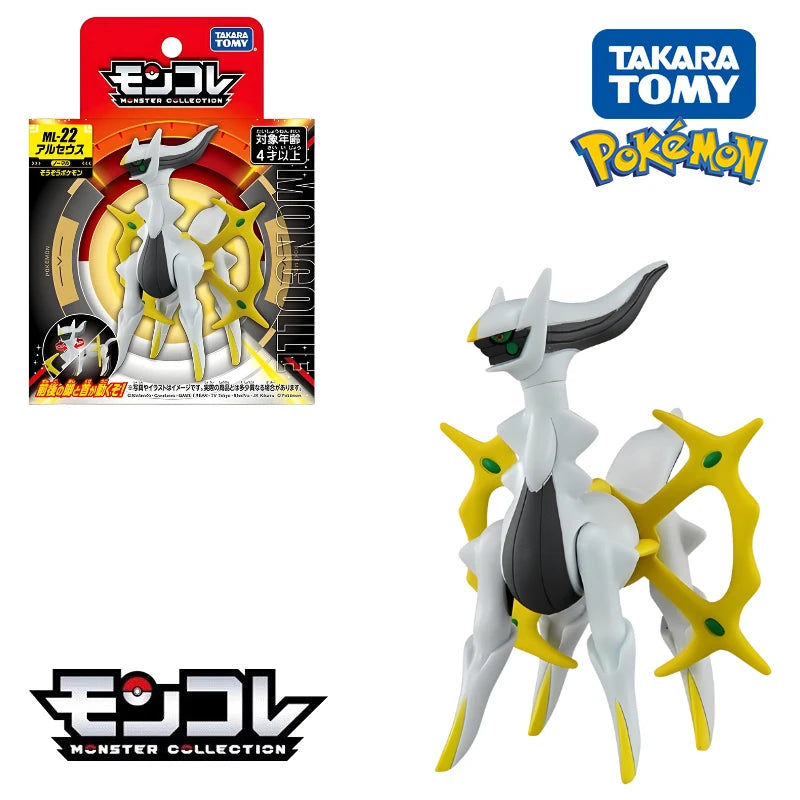 Original Takara Tomy Pokémon Figures – Koraidon, Rayquaza, Palkia, Groudon, Solgaleo, Arceus & Charizard Anime Collectible Dolls