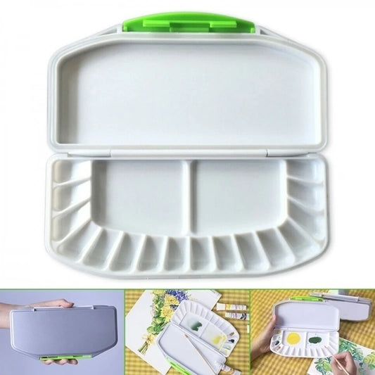Professional Folding Watercolor Palette — Airtight, Leak-Proof Art Supply for Acrylic & Oil Painting