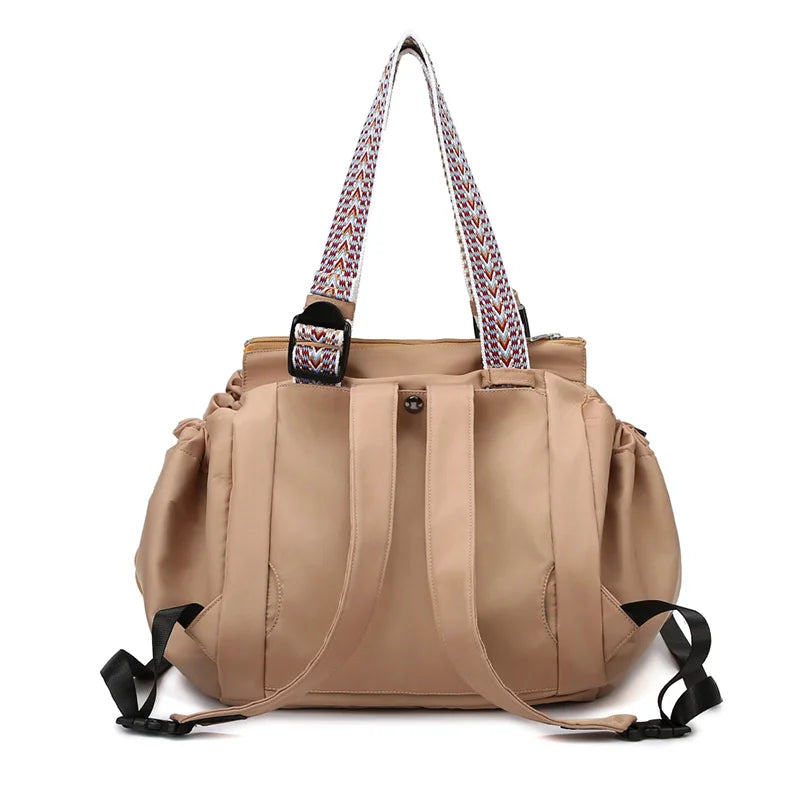 Travel Bag Multifunction Backpack – Lightweight Large-Capacity Mommy Bag for Outdoor, Storage & Handbag Use