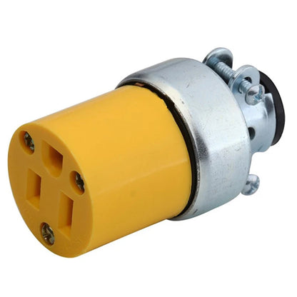 America L5-15P L5-15R 15A US Connector - Tripolar Male Female Locking Plug Socket Extension Receptacle
