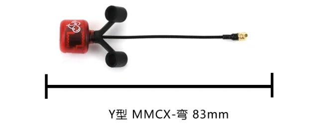 RUSHFPV Cherry 2 II 5.8G FPV Antenna – LHCP/RHCP SMA UFL IPEX MMCX for Freestyle Analog & Digital Drone DIY Parts
