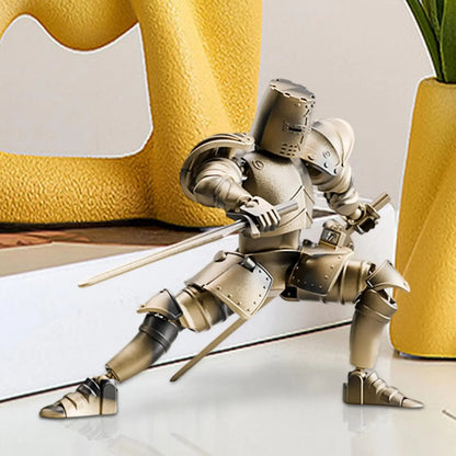 Multi-Jointed Medieval Knight Action Figure – Fully Flexible 360° Movable Body Model Figurine