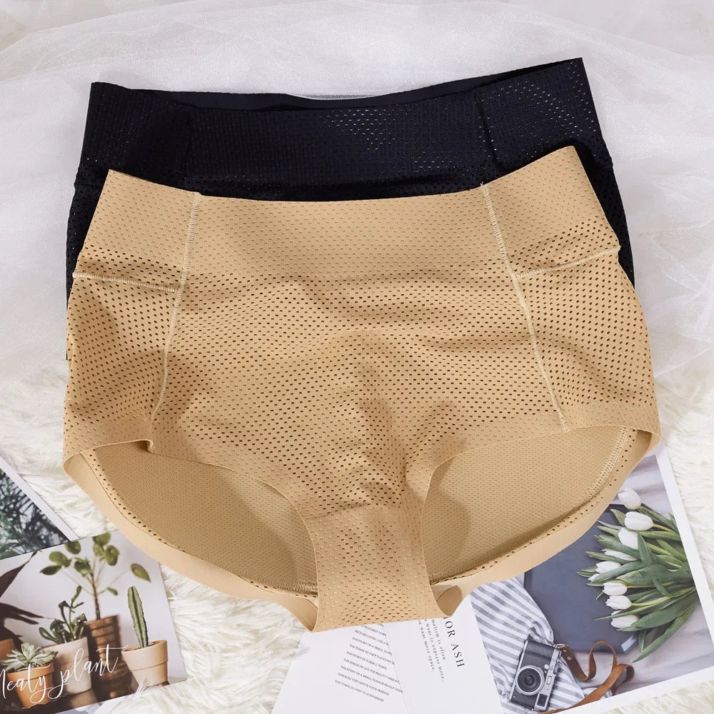 Women’s Padded Butt Lifter Underwear – Mid-Waist Hip Enhancer Body Shaper Panties