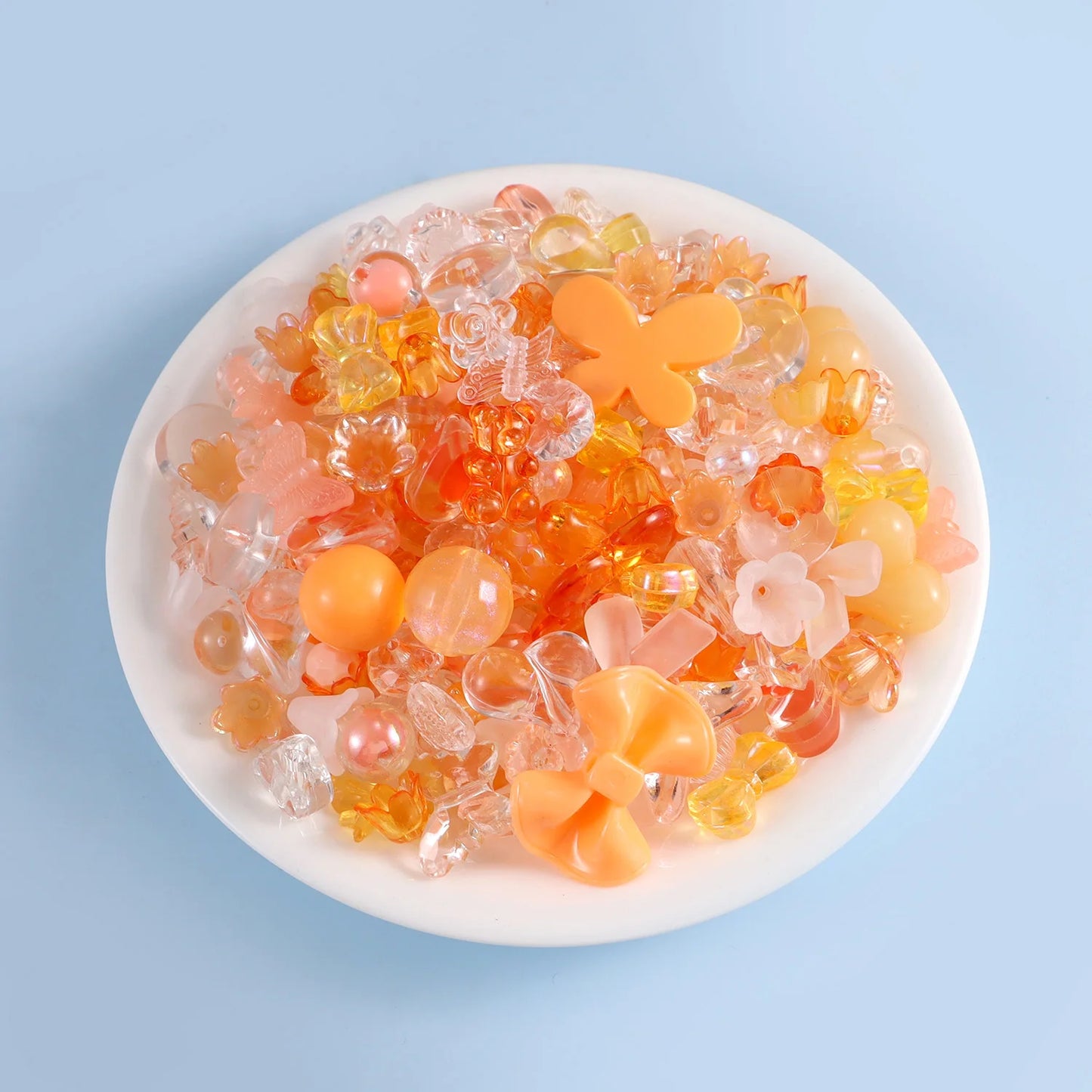 Candy Color Acrylic Beads - Mixed Style DIY Beads for Handmade Bracelets, Phone Chains & Jewelry Making