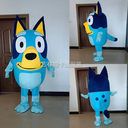Bluey Bingo Dog Cosplay Costume — Adult Cartoon Doll Outfit for Walking, Performance & Events