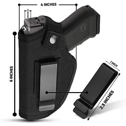 Outdoor Tactical Hunting Nylon Holster – Concealed IWB Gun Pouch for Glock, Sig Sauer, Beretta, Kahr, Bersa