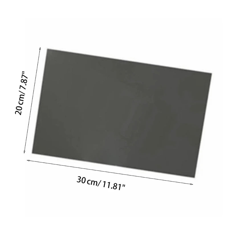 0°/90° Linear Polarizing Film 0.25mm - Adhesive Polarizer Filter Sheets for LCD Screens
