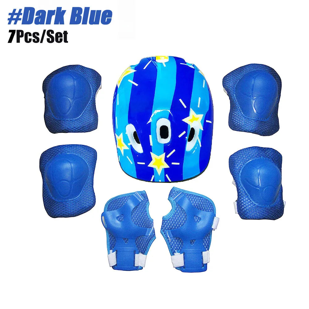 Kids Bike Helmet & Protective Gear Set – Toddler Helmet with Knee, Elbow & Wrist Pads for Cycling, Skateboard, Scooter & Skating
