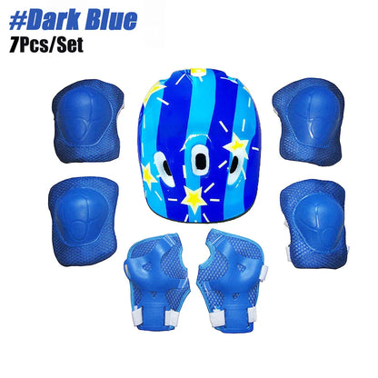 Kids Bike Helmet & Protective Gear Set – Toddler Helmet with Knee, Elbow & Wrist Pads for Cycling, Skateboard, Scooter & Skating