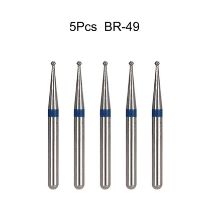 5pcs Dental Diamond Burs Drill FG 1.6mm – High-Speed Handpiece Burs for Polishing & Whitening