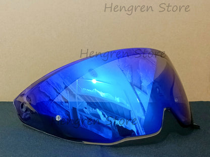 Helmet Visor Lens for RUROC ATLAS 3.0/4.0 – Plating Silver & Red Motorcycle Helmet Shield Replacement Goggles