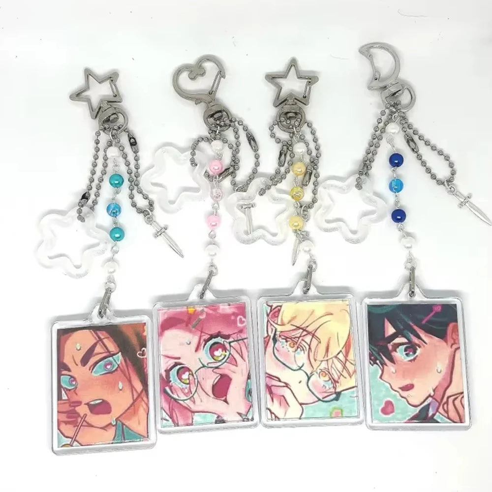 Alien Stage Acrylic Matching Keychains - Luka Mizi Hyuna Ivan Keyrings for Backpacks, Phones & Christmas Gifts