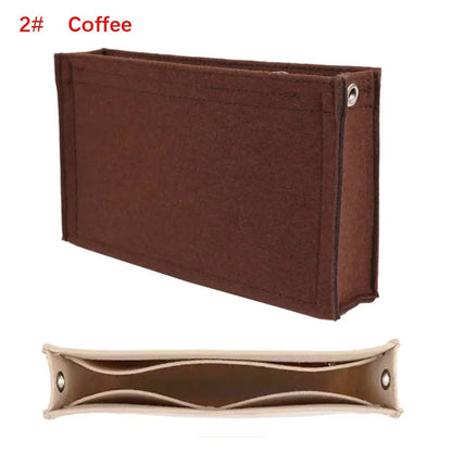 Felt Insert Bag — Durable Portable Purse Liner for Storage & Organization