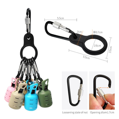 Squid Jig Bait Protector Kit - 6-Piece Octopus Egi Hook Covers with Carabiner