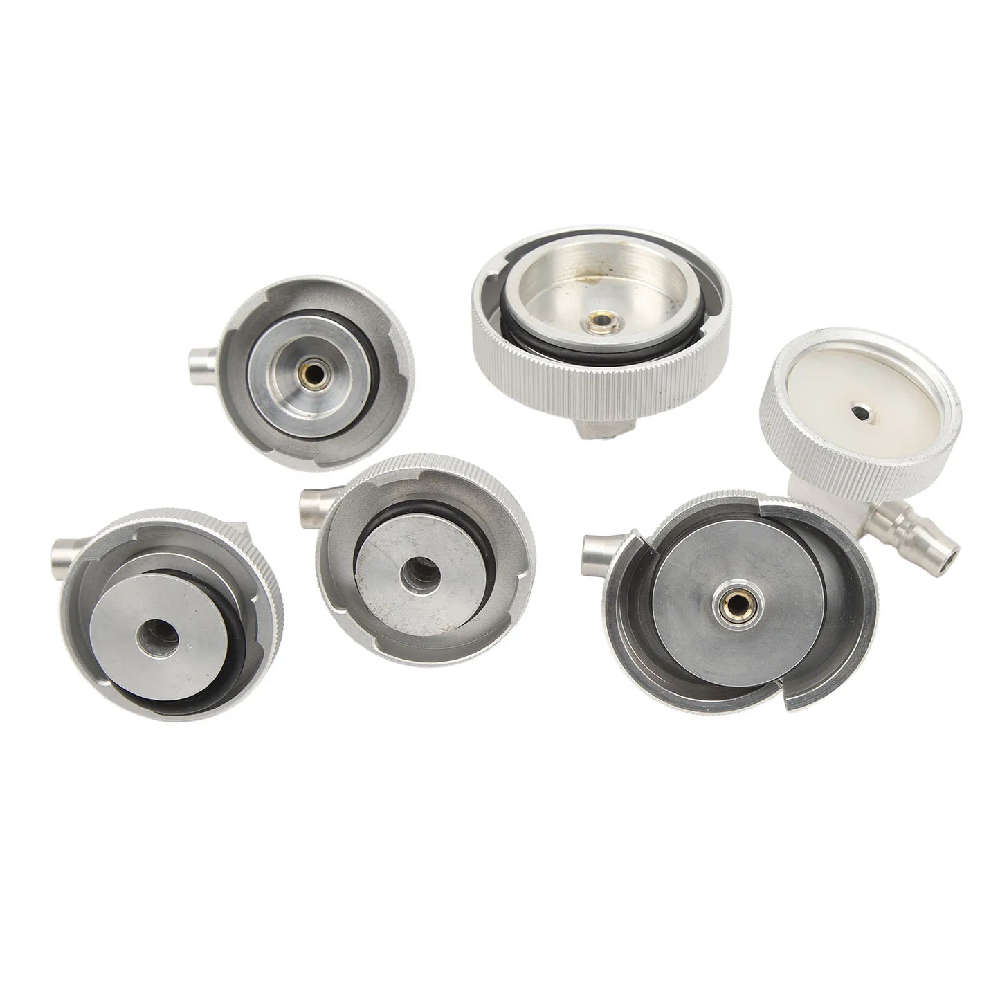 Master Cylinder Brake Bleeder Adapter Set — Aluminum Alloy, High-Accuracy Portable Tool for Automobiles
