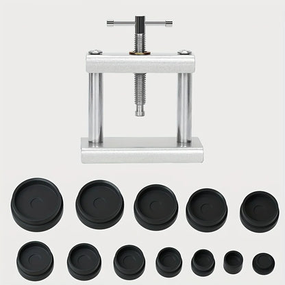 12/18pcs Professional Watch Repair Tool Set – Metal Back Cover Closer Kit for Watchmaker Maintenance