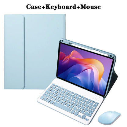 Keyboard Case for Redmi Pad 2 11-inch 2025 — Bluetooth Tablet Case with Pencil Holder for Xiaomi Redmi Pad 2