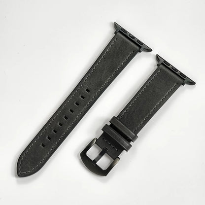 Leather Strap for Apple Watch – High-Quality Replacement Band for All Series 38-49mm