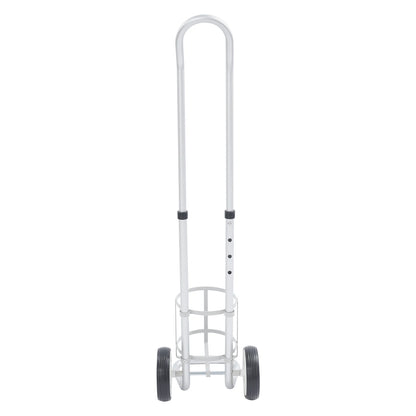 Oxygen Cylinder Cart Dolly with Adjustable Handle – Portable Oxygen Tank Trolley for Easy Transport