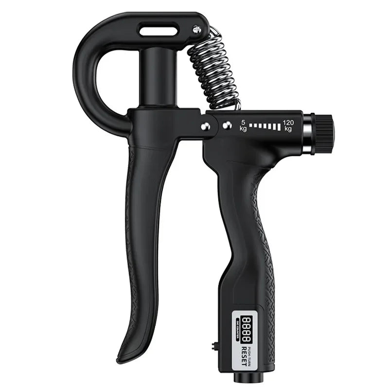 Adjustable Hand Grip Strengthener - 5-120kg Steel Spring Finger Expander Wrist & Forearm Trainer for Fitness Exercise