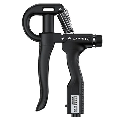 Adjustable Hand Grip Strengthener - 5-120kg Steel Spring Finger Expander Wrist & Forearm Trainer for Fitness Exercise