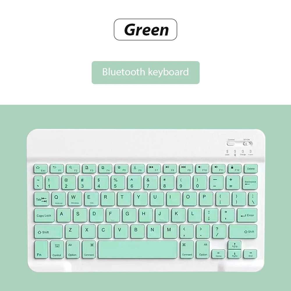 Mini Bluetooth Wireless Keyboard Set - Universal Phone Tablet iPad Keyboard and Mouse Accessories