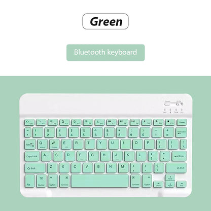 Mini Bluetooth Wireless Keyboard Set - Universal Phone Tablet iPad Keyboard and Mouse Accessories