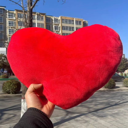 Cute Heart-Shaped Plush Pillow – Soft Sleeping Cushion for Living Room Decor, Valentine’s Day Gifts, Comfortable Sofa Pillow (15/20/30cm)