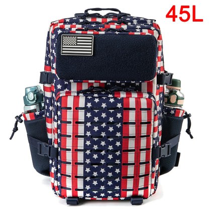 25L/45L Tactical Backpack for Men & Women – Outdoor Hiking Molle Daypack, School & Gym Rucksack with Dual Cup Holders