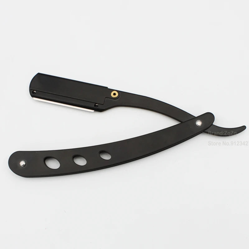 ZqZq 10 Shaving Blades – Straight Edge Razor for Haircut, Beard, Eyebrow Shaving & Manual Depilation
