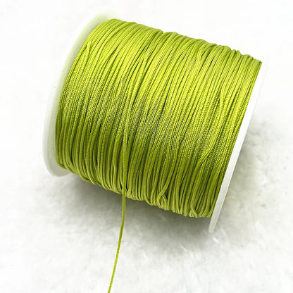 Nylon Macrame Cord Thread (0.4–1.5mm) – Braided DIY Bracelet, Beading & Tassel String