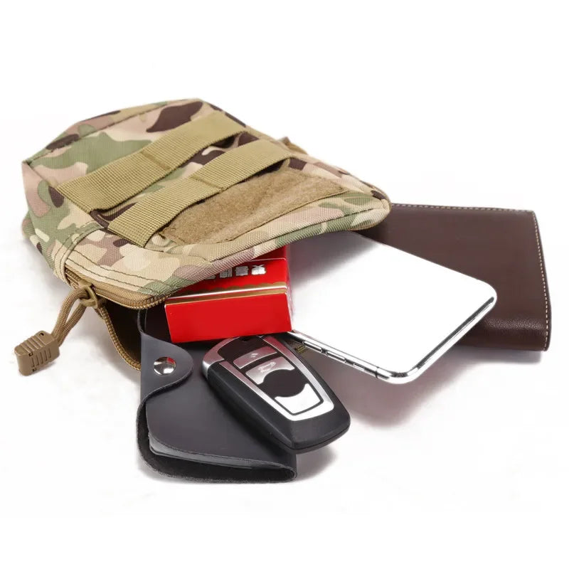 Outdoor Molle Waist Bag – Utility EDC Tool Pouch, Phone Holder for Hiking, Camping & Hunting