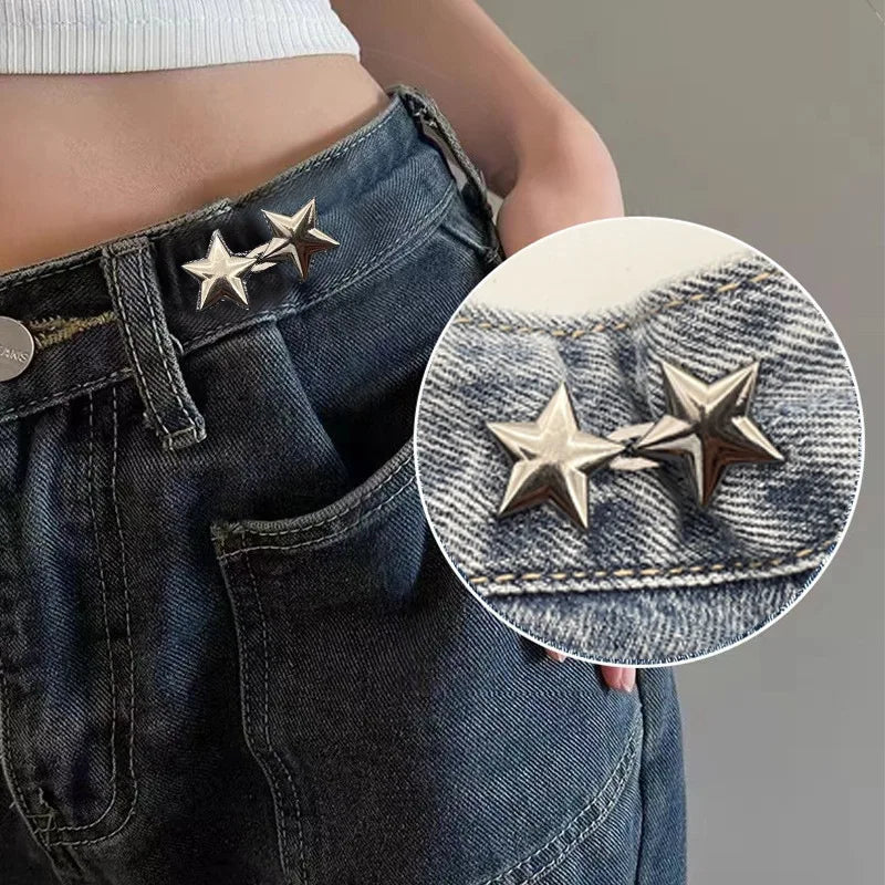 Adjustable Invisible Waist Buckle for Jeans – Seamless Waist Tightening Clip for Pants, Comfortable Fit Adjustment Tool for Daily Wear
