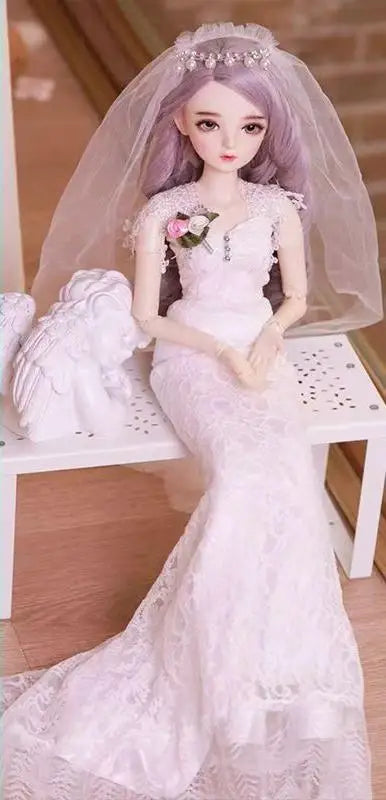 60cm BJD Doll Clothes – Cute Kawaii Outfits for 1/3, 1/4 & 1/6 Dolls, Variety of Accessories for Children’s Toys