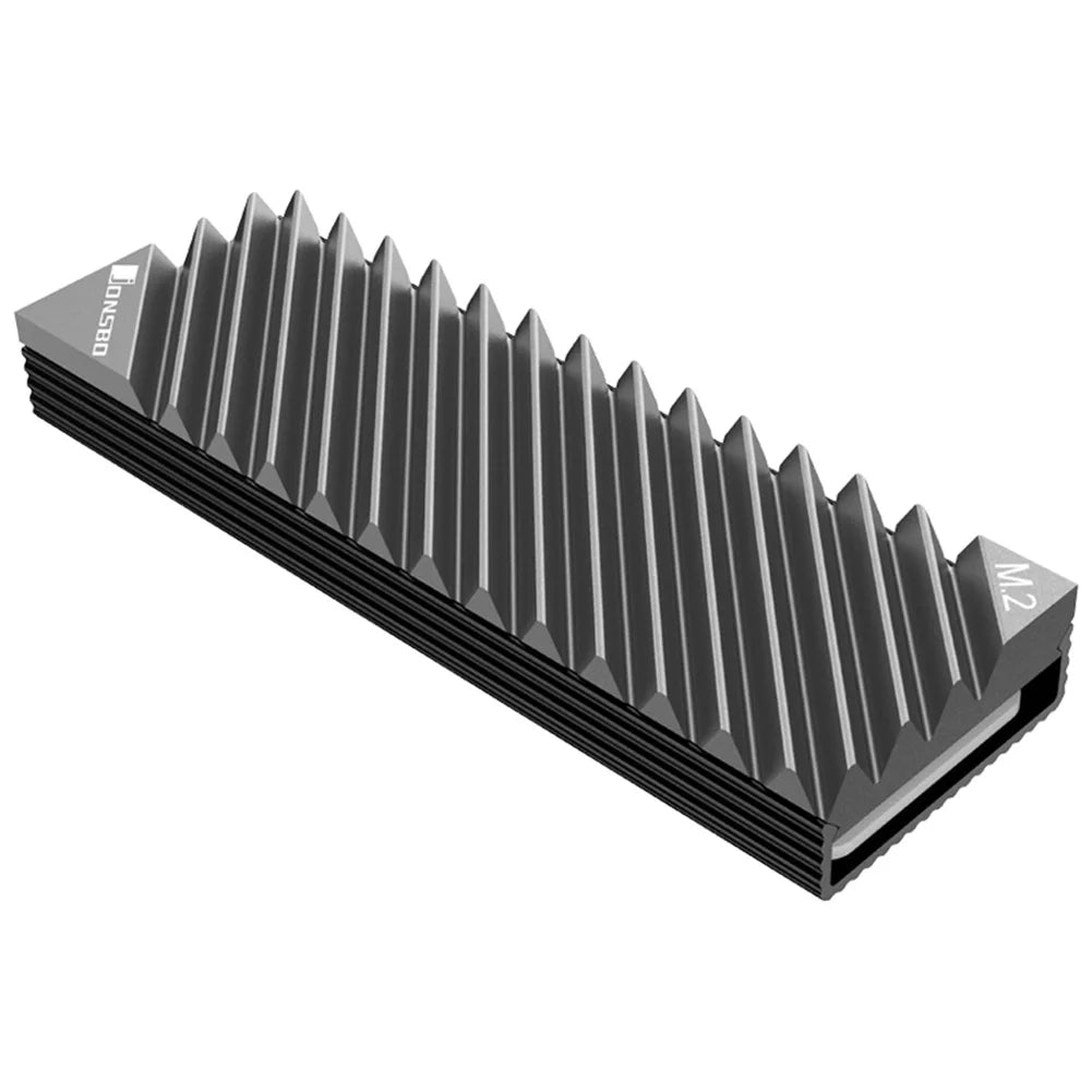 Jonsbo M.2 SSD NVMe Heat Sink - Aluminum 2280 SSD Gasket with Silicone Thermal Pad for PC