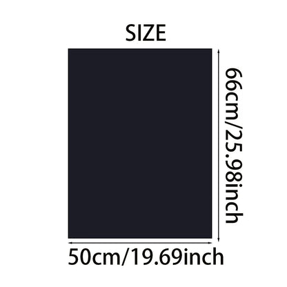 Black Tissue Paper Sheets - 10-100pcs Gift Wrapping Craft Paper for DIY Art and Flower Decoration