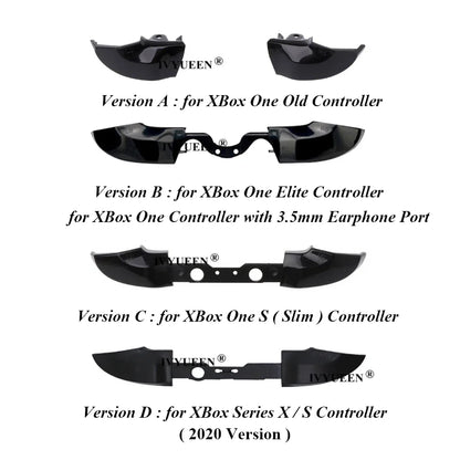 IVYUEEN 10-Pc Xbox One Series X/S Elite Controller Mod Kit – RB, LB Bumper & Trigger Button Replacement Accessories