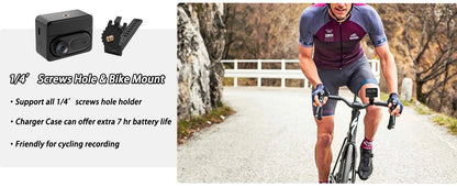 Upgraded 1080P Waterproof Mini Action Camera – 64GB WiFi Pocket Sports Cam with Large Battery