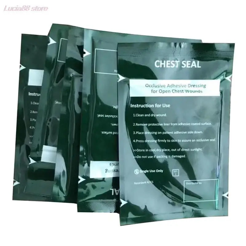 North American Rescue Hyfin Vented Chest Seal — Medical Emergency First Aid Outdoor Trauma Seal, Free Shipping