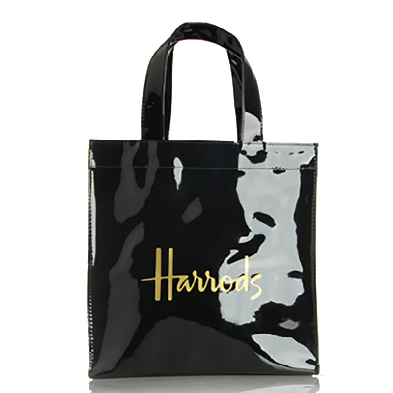 Simple Stylish PVC Reusable Shopping Bag – Luxury Eco-Friendly Waterproof Tote for Summer Beach