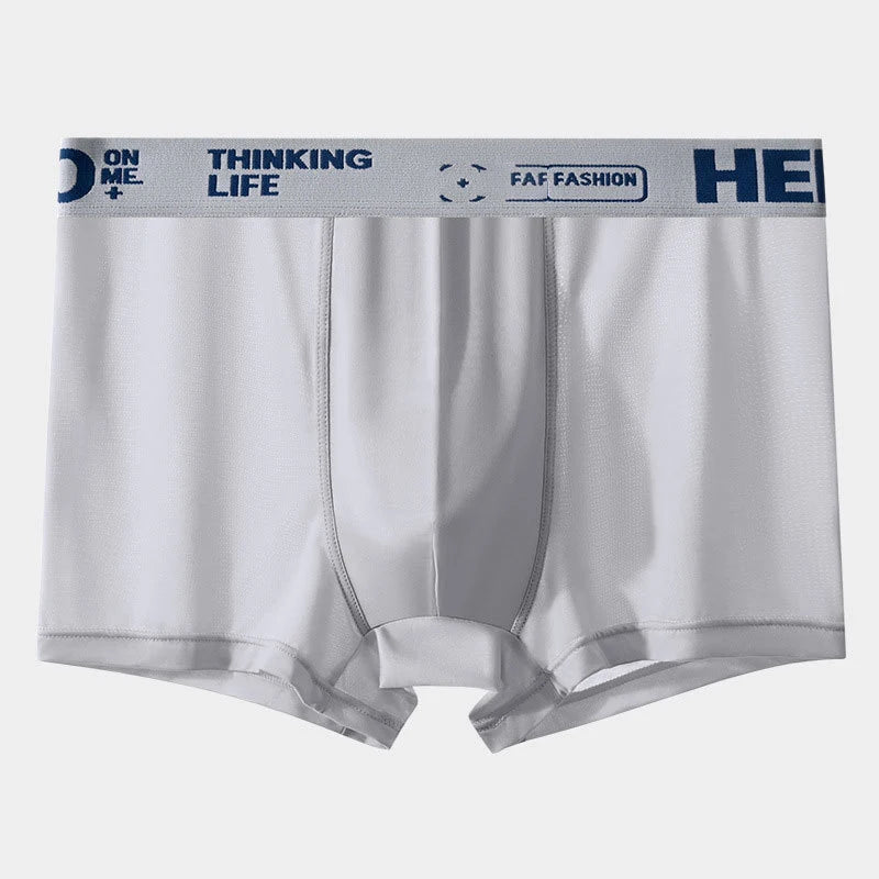 Men's Ice Silk Graphene Boxer Briefs – Breathable, Ultra-Thin, Comfortable Trunks Underwear