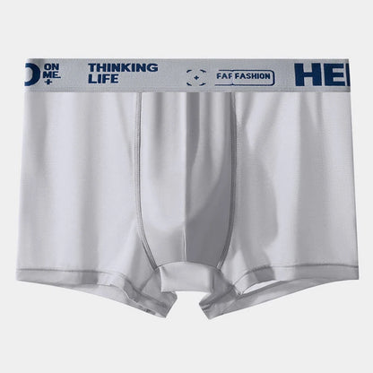 Men's Ice Silk Graphene Boxer Briefs – Breathable, Ultra-Thin, Comfortable Trunks Underwear