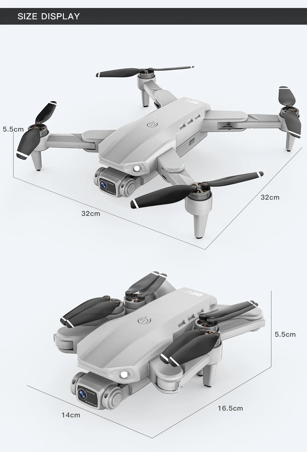LYZRC L900 PRO GPS Drone – 4K HD Dual Camera, 5G WiFi, Brushless Motor, FPV Quadcopter, Foldable Aerial Photography Drone