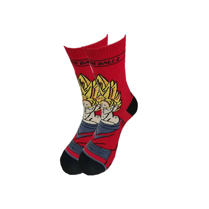 Spring and Autumn Cartoon Movie Character Socks for Men & Women – Funny Fashion High Quality Crew Tube Socks, Unisex Casual Cotton Socks
