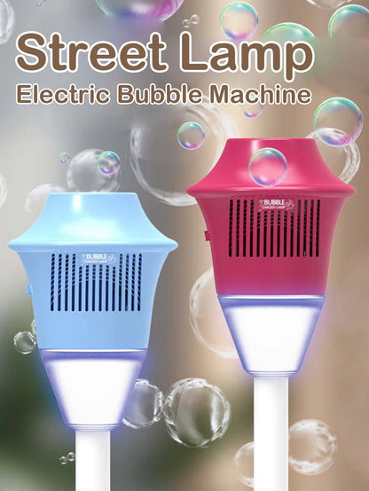 Street Light Bubble Machine – Fully Automatic Light-Up Bubble Maker for Birthday, Wedding & Outdoor Parties