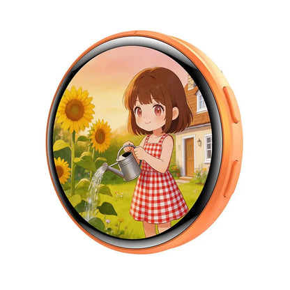 Anime Digital Badge Pin - HD Touchscreen Photo & Video Display E-Badge for Cosplay, Parties & Fandoms